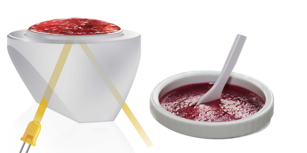 Marmelade Refraktometrie Messung