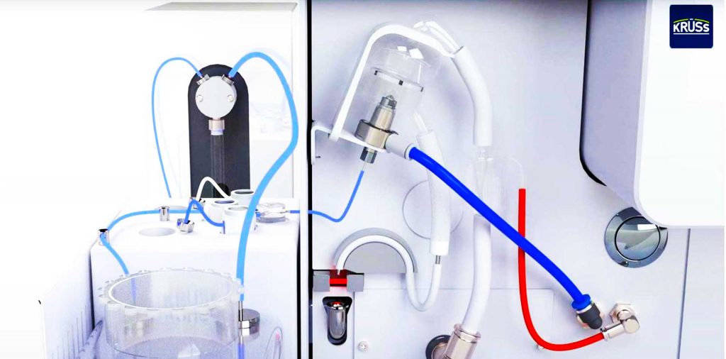 Flammenphotometer Gasverneblung