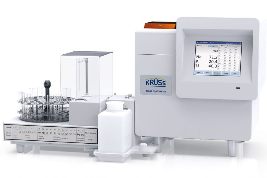 Flammenphotometer Element analysiert automatisch Proben autosampler Kruess