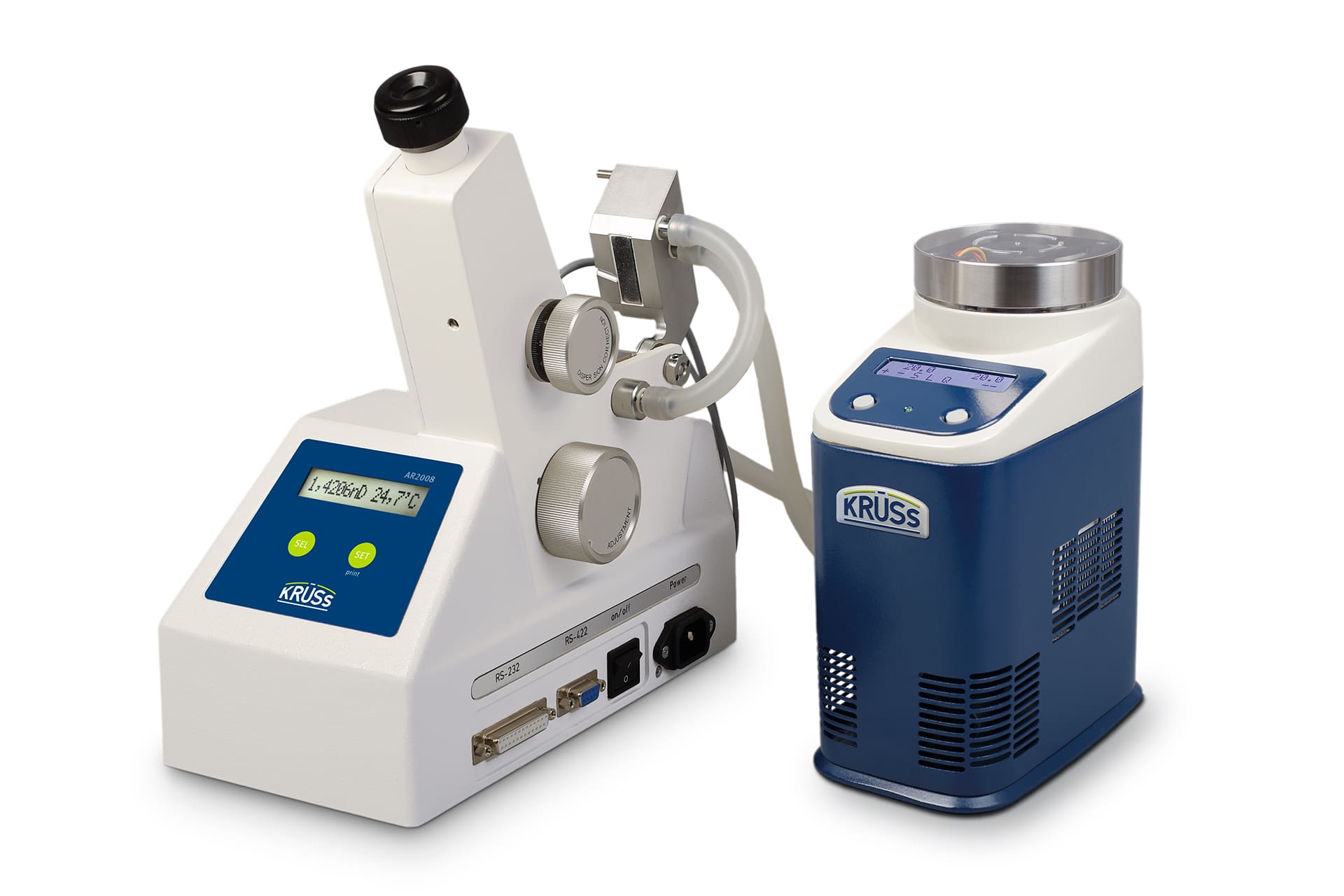 Abbe-refractometer-digital-recirculating-thermostat-temperature-Kruess