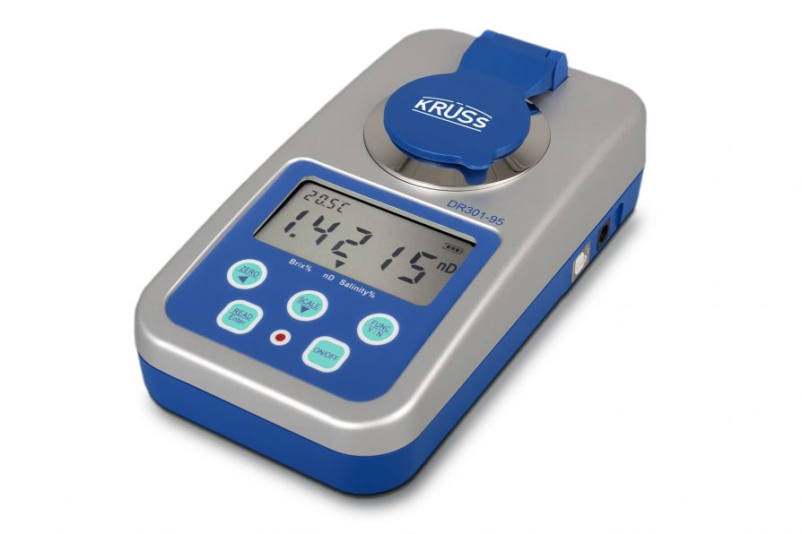 Digitale-Handrefraktometer-Brechungsindex-Temperaturkompensation-Kruess