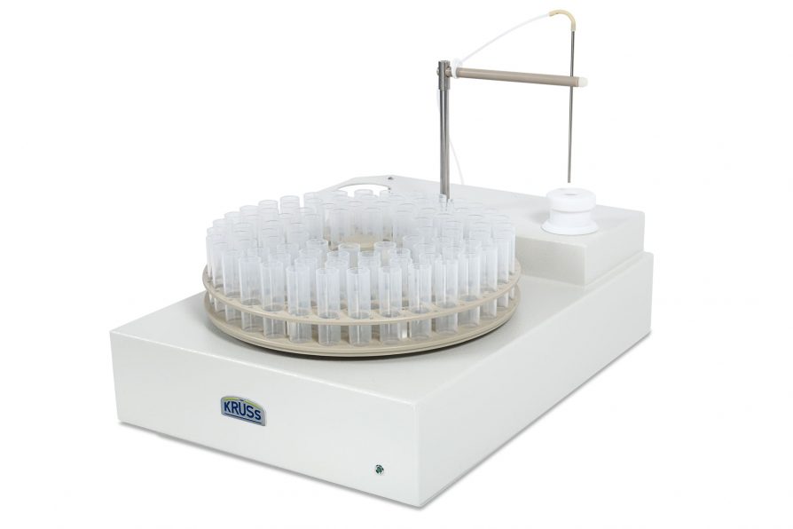 Dichtemessgeraet-Autosampler-messen-automatisch-Labor-Kruess