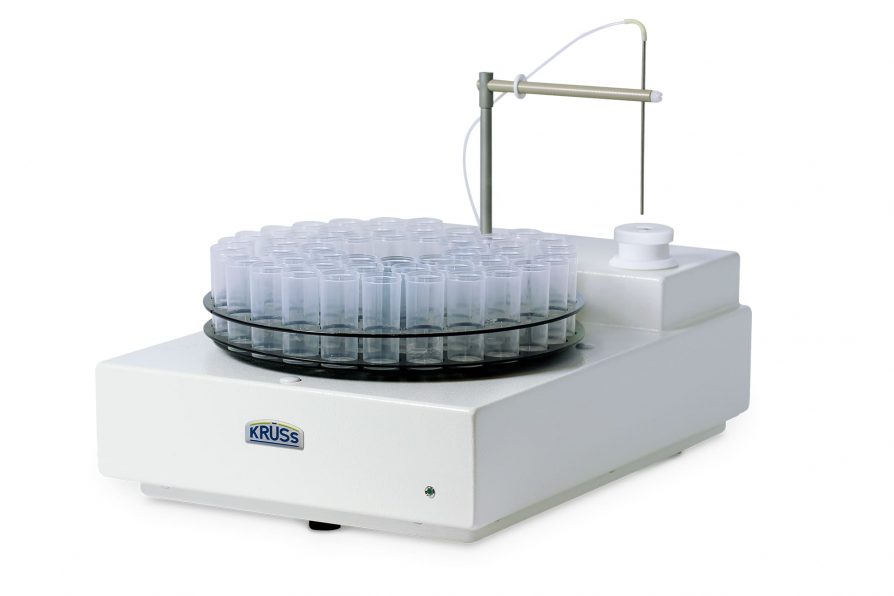 Dichtemessgeraet-Autosampler-messen-automatisch-Proben-Kruess