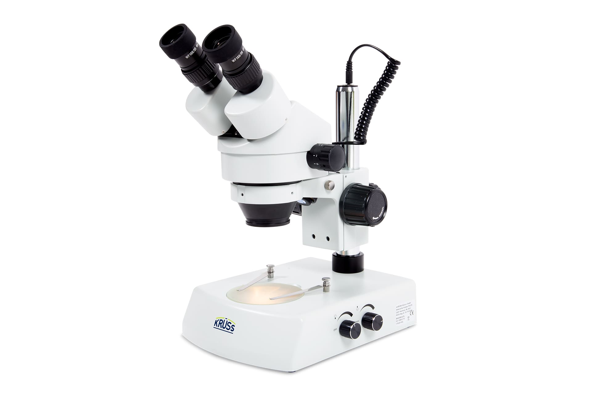 Microscope Zoom Stéréo Lumière réfléchie Transmise Kruess_MSZ5000-IL-TL