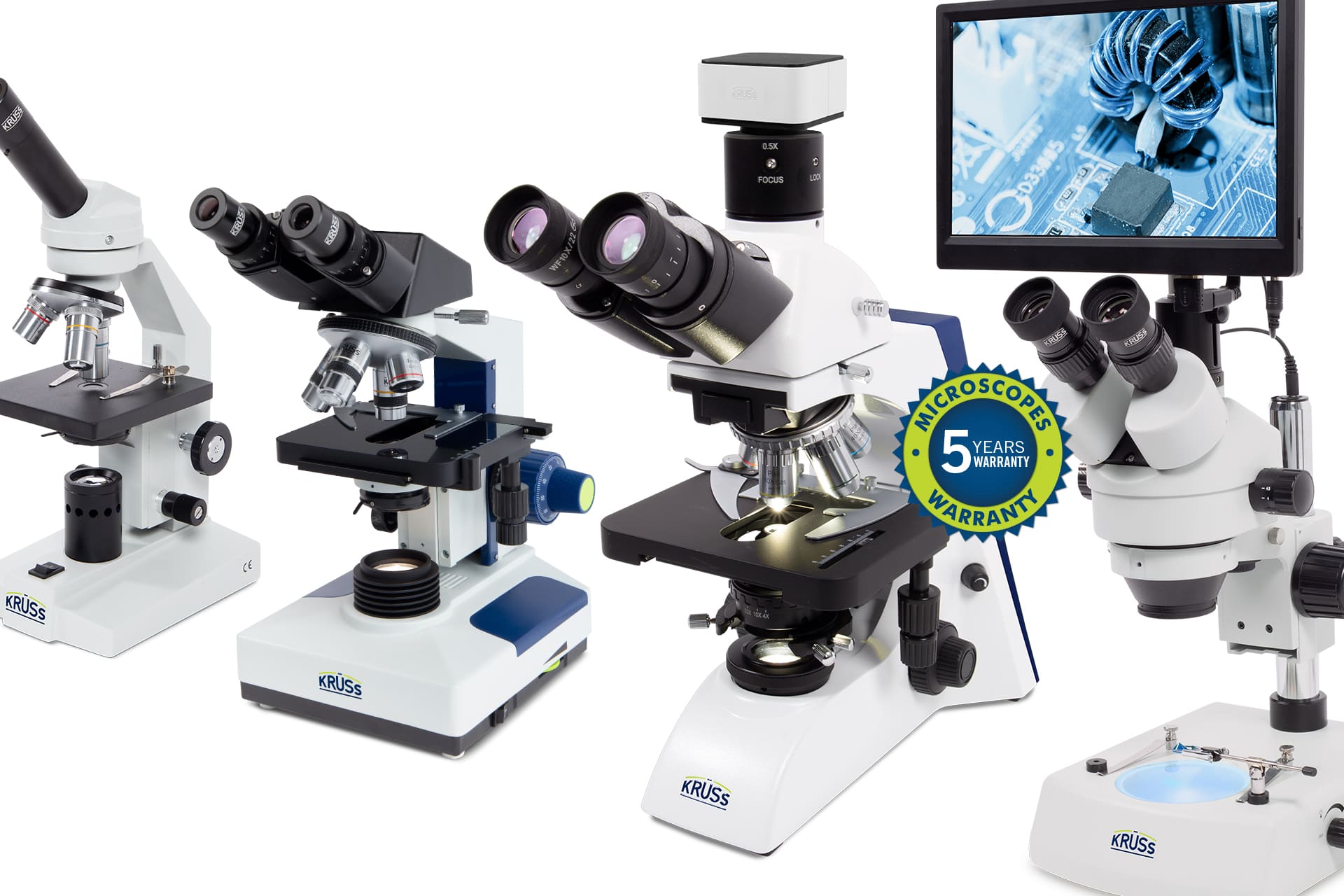 Mikroskope-hochwertige-Optik-praezise-Mechanik-Labor-5-Jahre-Garantie-Kruess
