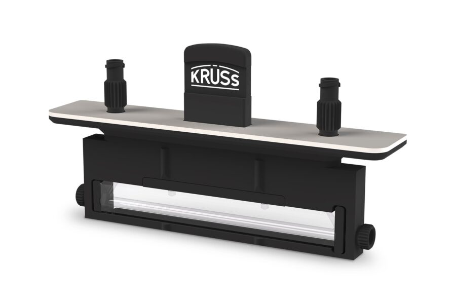 Polarimeter-Glaskuevette-Borosilikatglas-temperierbar-Luer-Lock-Anschluss-100mm-1,2ml-Kruess_PKG-100