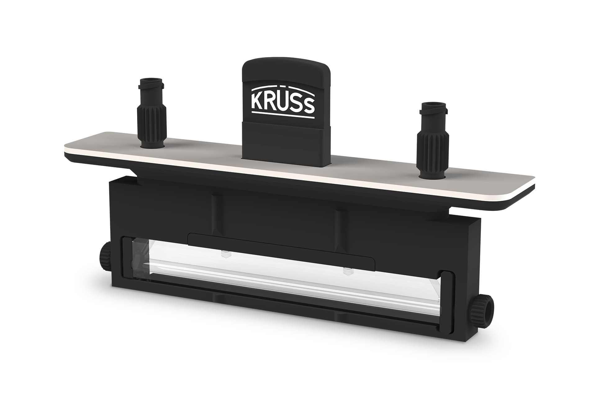 Polarimeter-Glaskuevette-Borosilikatglas-temperierbar-Luer-Lock-Anschluss-100mm-1,2ml-Kruess_PKG-100